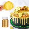 Food Grade Metallic Pearl Pigments Mica Gold Powder Food Coloring Glitter Edible Luster Dust