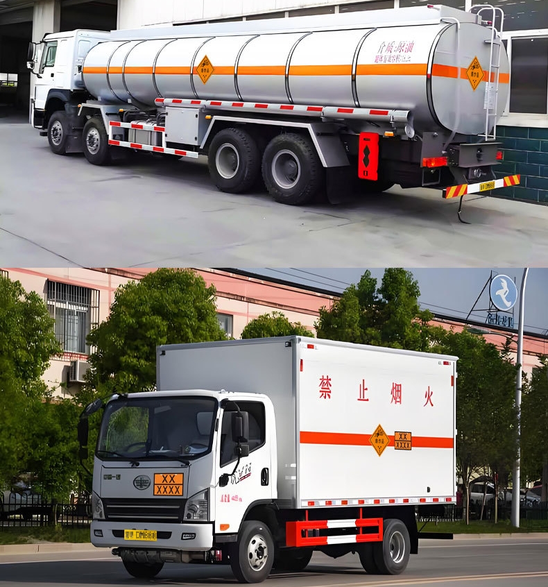 Safety Signs Flip Book Trailer Flip Sign Flip-Up Aluminum Dangerous Goods Placards