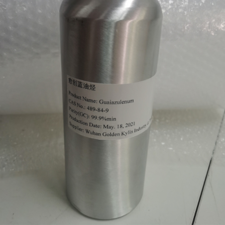 99.9% High Purity Dermatologic Agents Guaiazulene for Antiphlogosis CAS 489-84-9