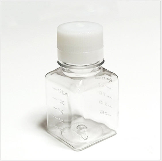 Square Pet Plastic Media Bottle Blood Serum Bottle Reagent Bottle