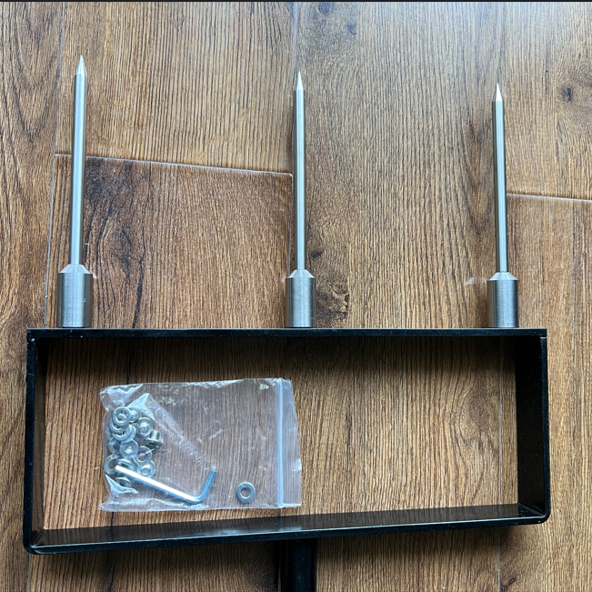 Manual Lawn Aerator with Spikes Garden Hand Tool