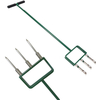 Manual Lawn Aerator with Spikes Garden Hand Tool