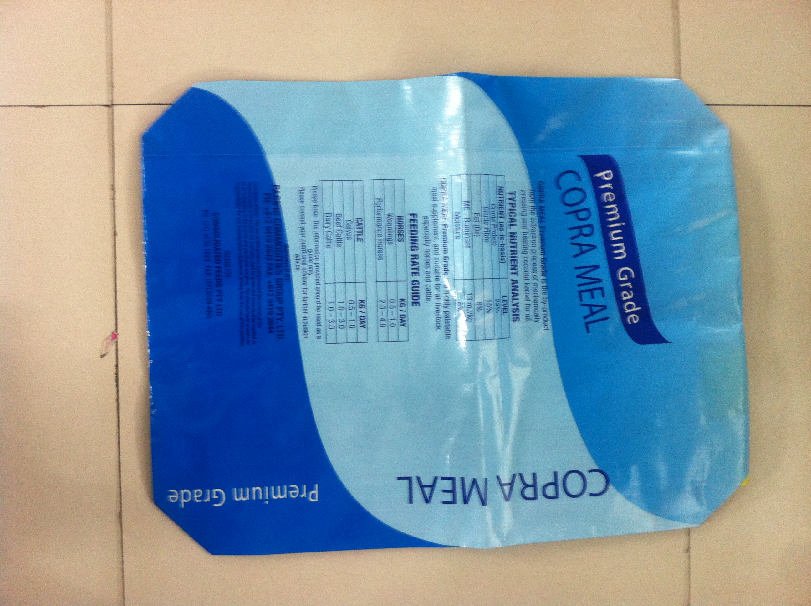 PE／Paper/ Coated PP Valve Bag Packaging Bags Wpp Sack 