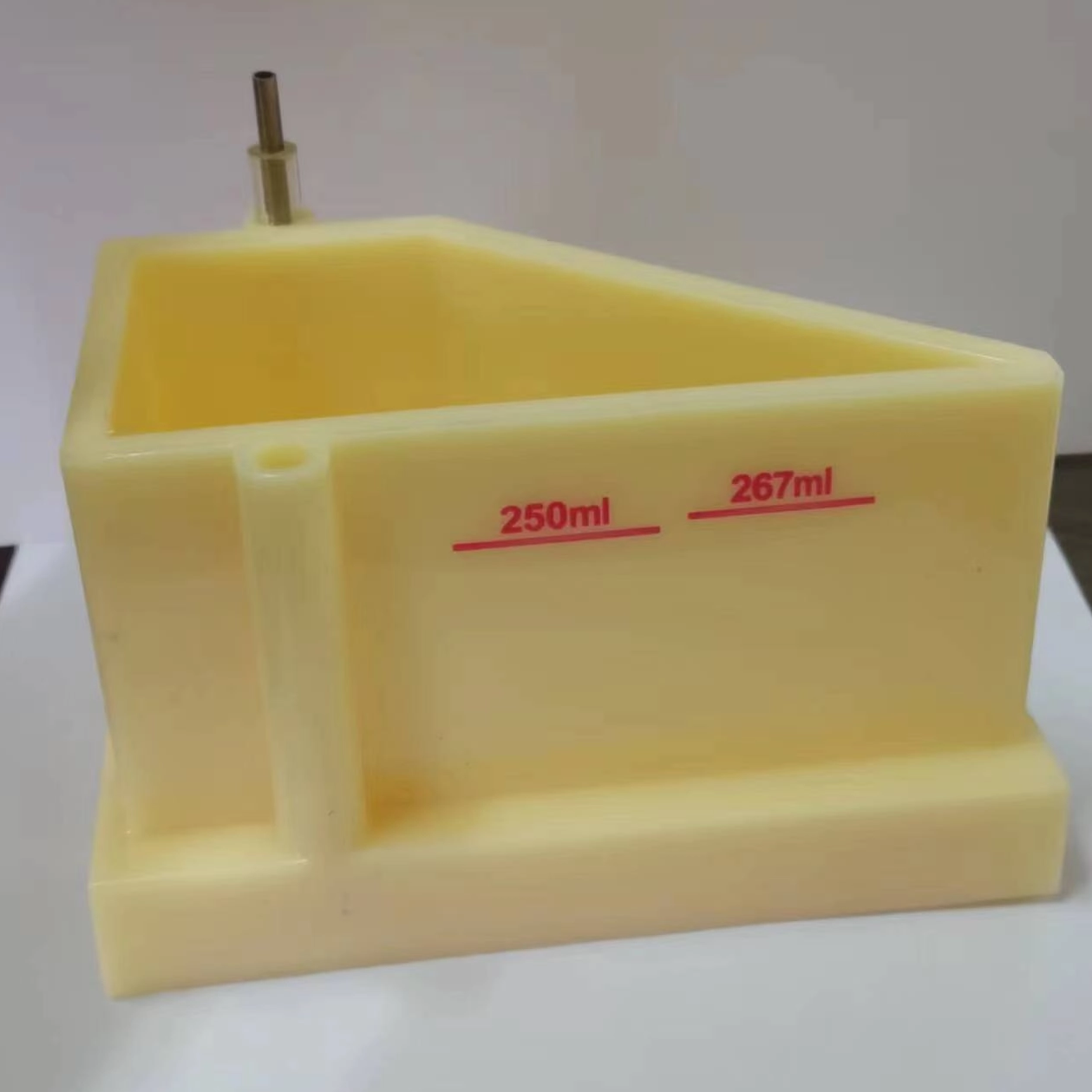 Hull Cell (Thermostatic-Control-type Tank) 267ml Harrington Groove Plating Testing Equipment With Heating Resistance (220V 50W)